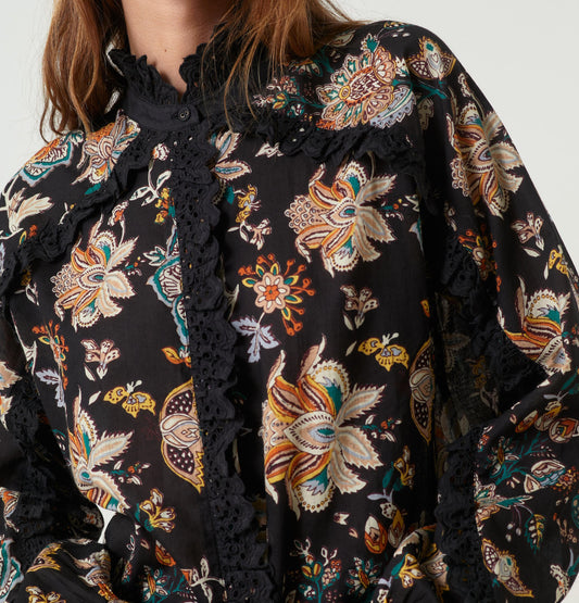 Leon and Harper floral Blouse