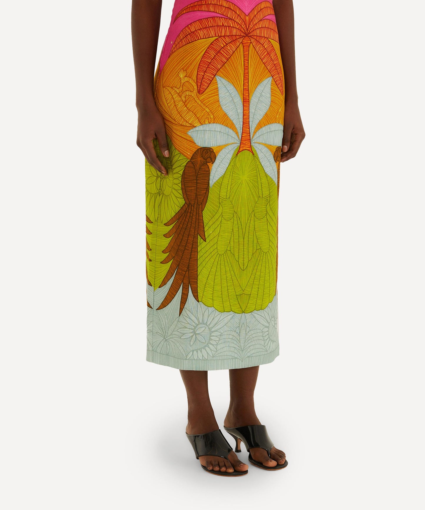 Usiacuri Printed Maxi Skirt