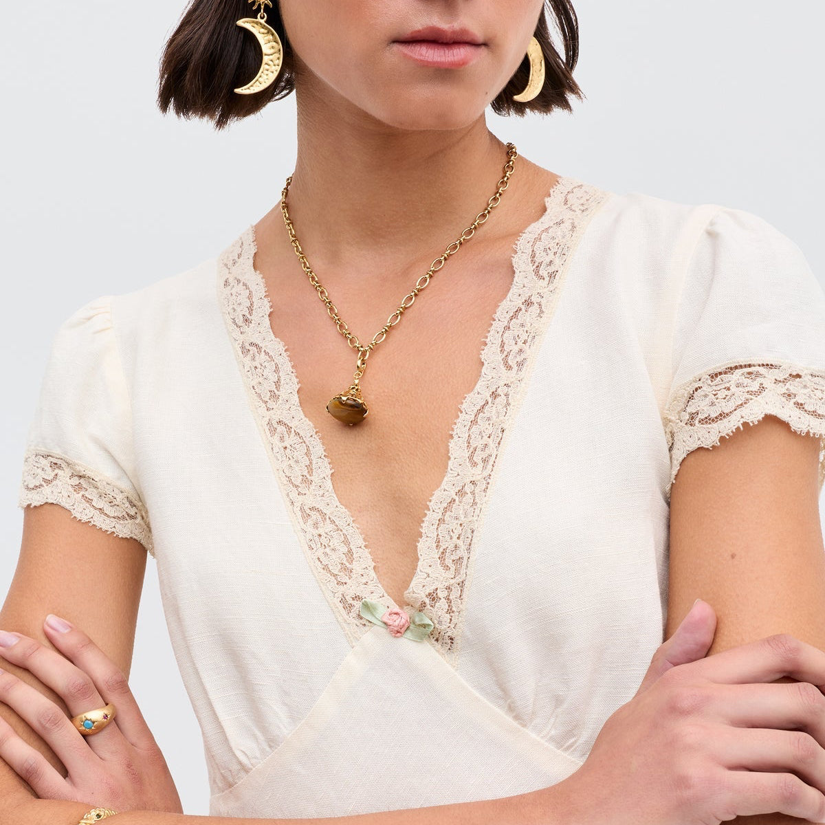 Clarice Dress - Cream