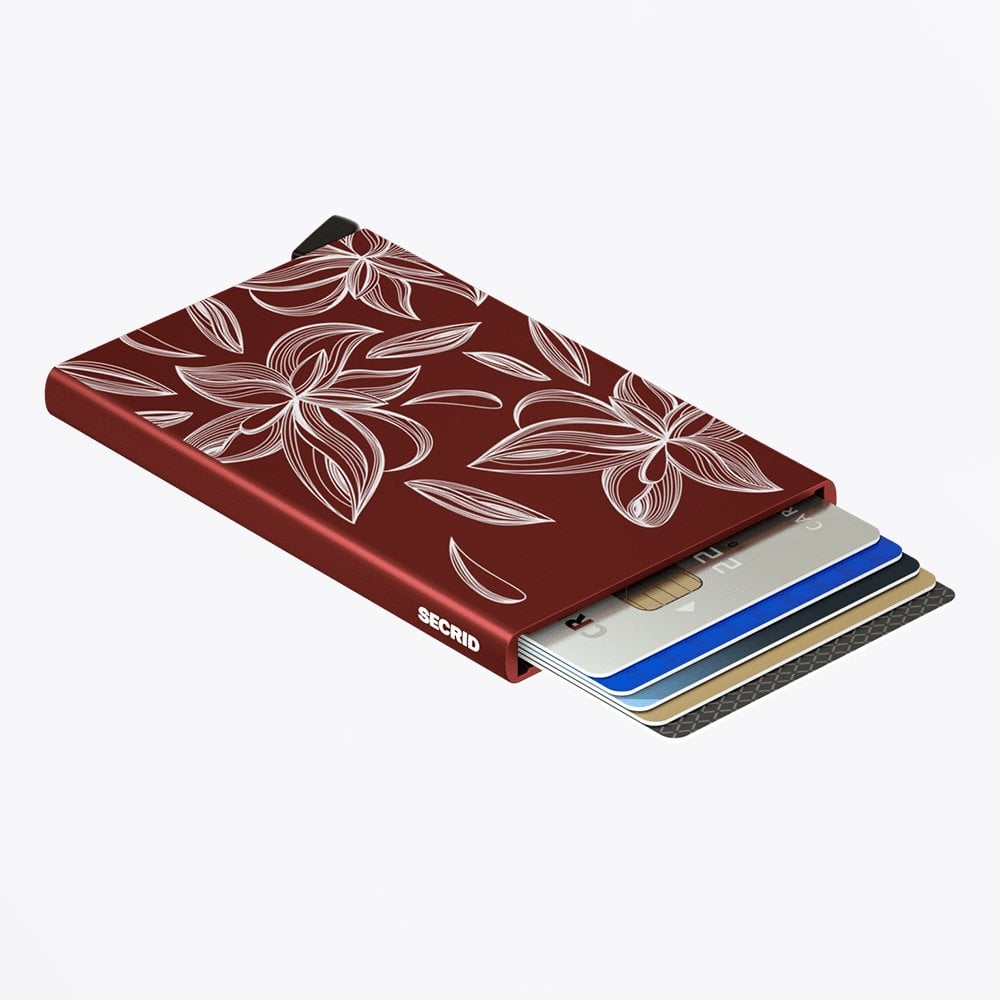 Laser Card Protector - Magnolia Bordeaux