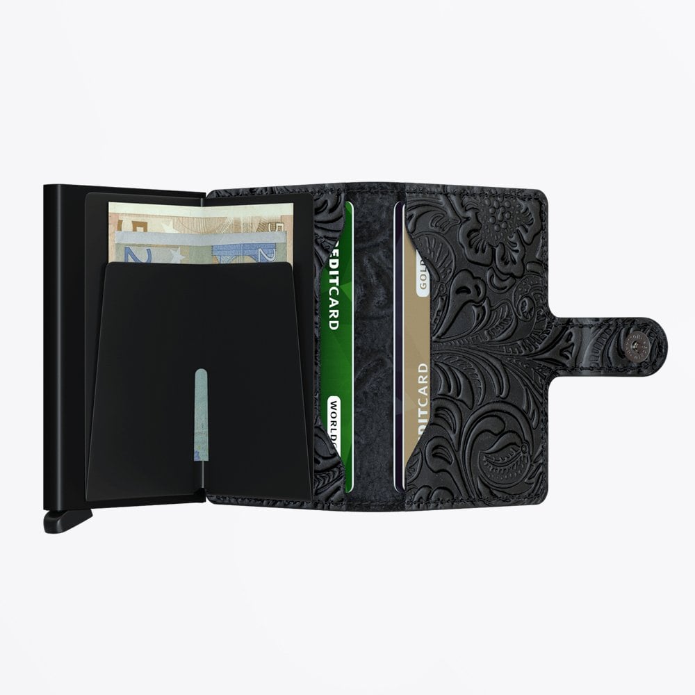 Miniwallet - Ornament Black