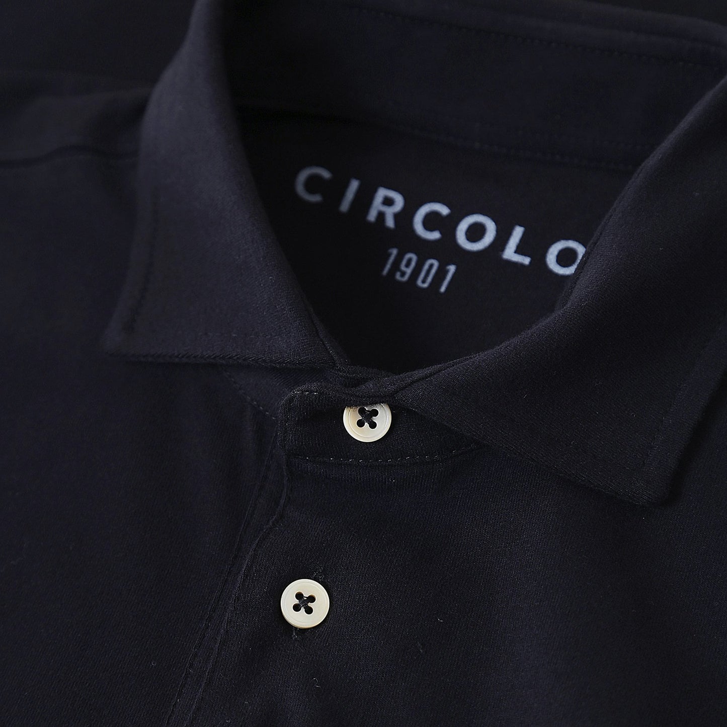 - Stretch Polo Shirt - Navy