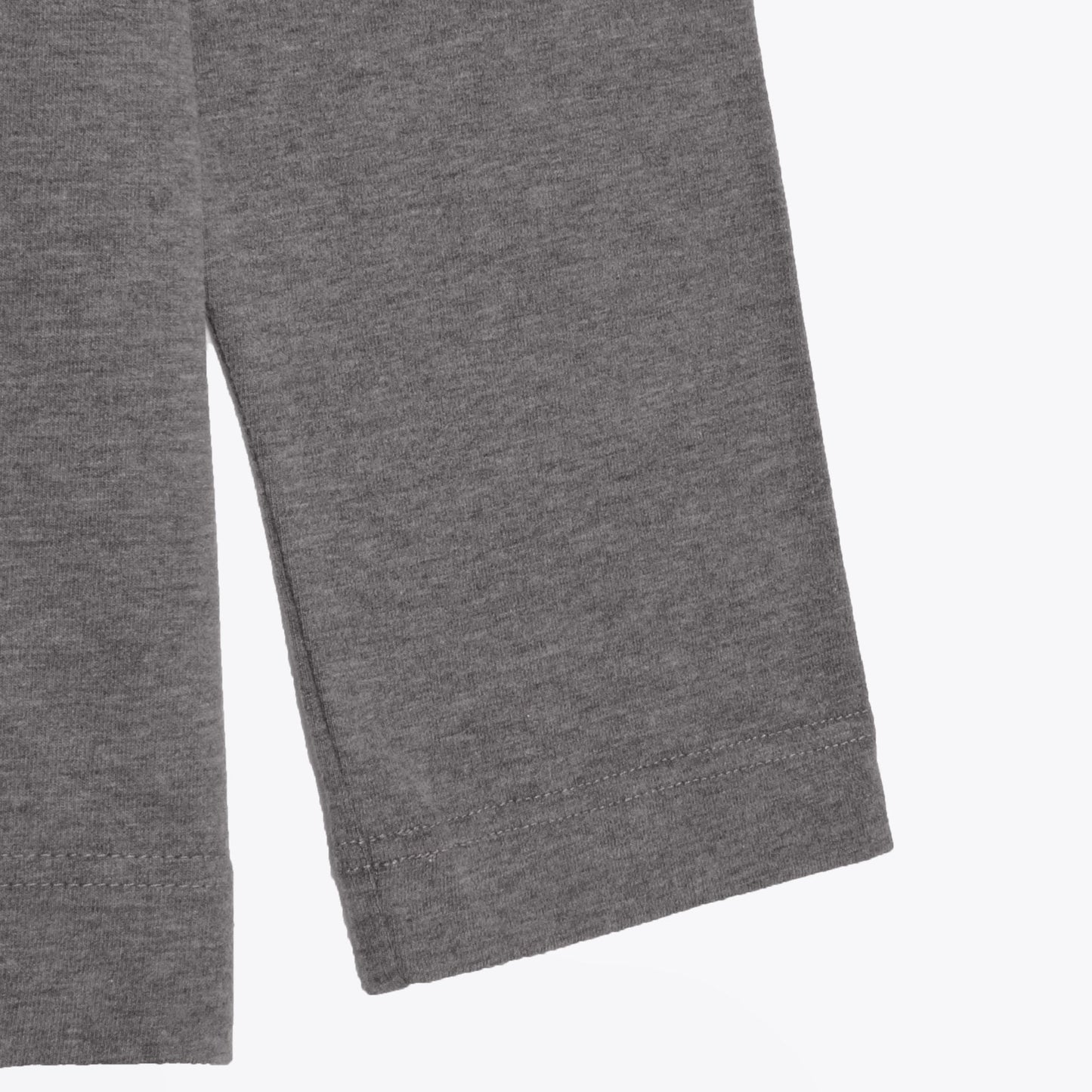 - Stretch Polo Neck - Light Grey