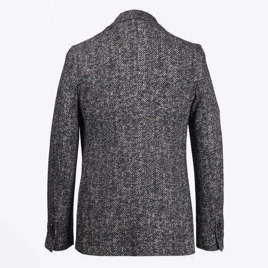 - Herringbone Stretch Blazer - Grey