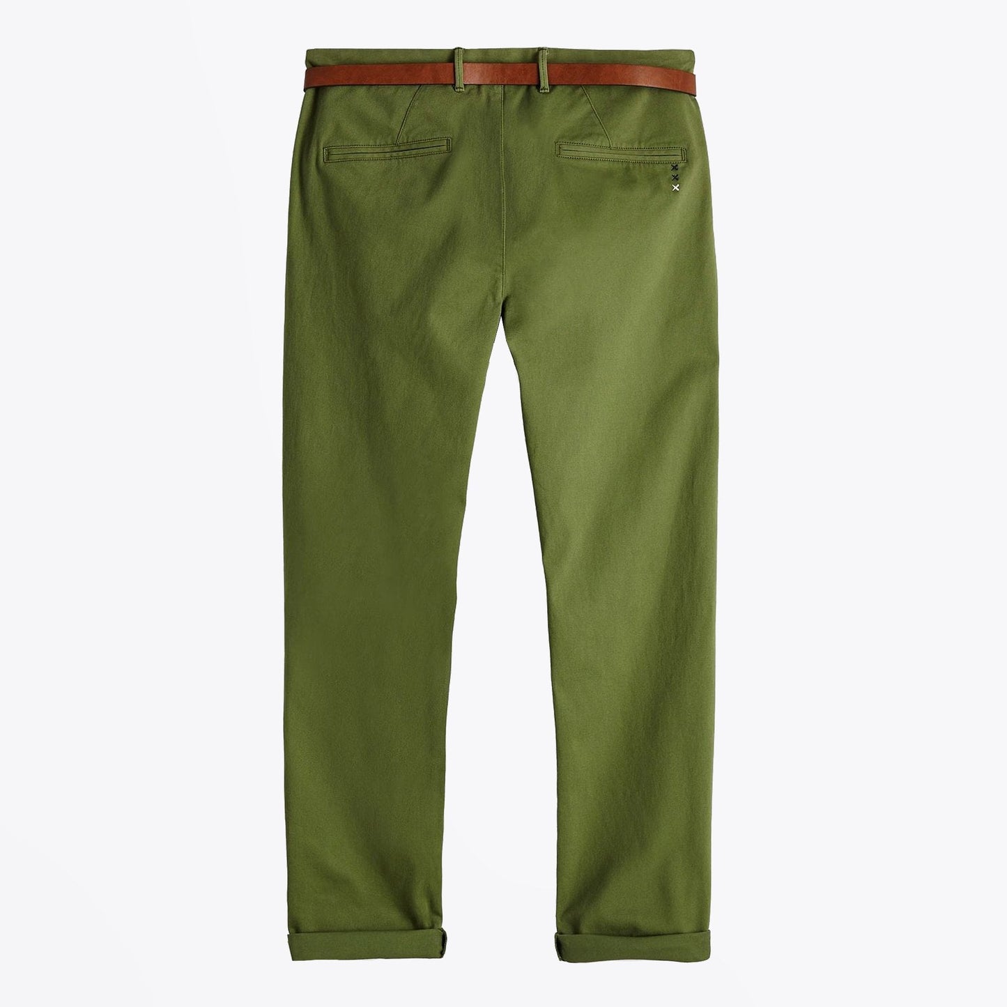 - Stuart - Regular Slim Fit Chinos - Green