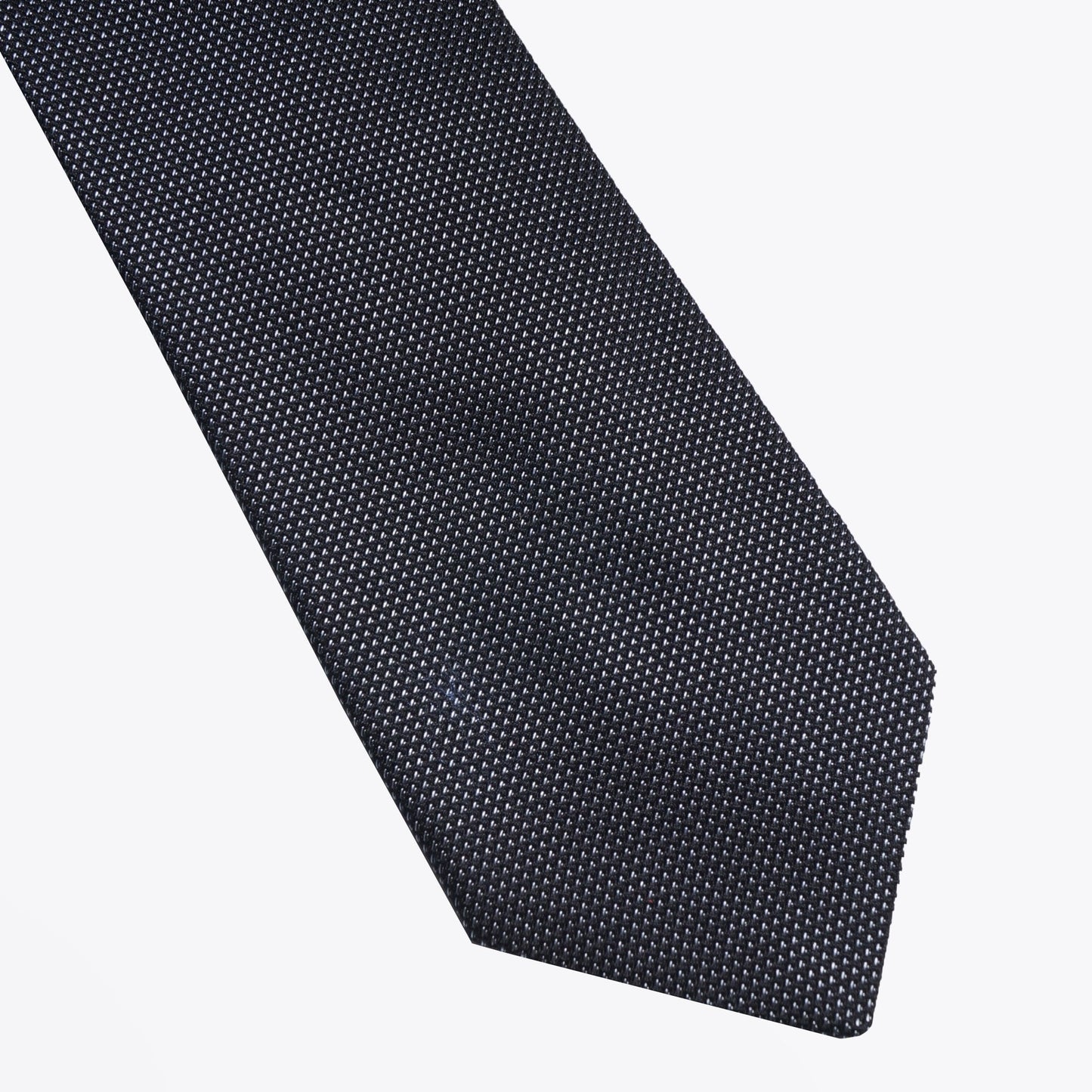 - Silk Dot Tie - Navy