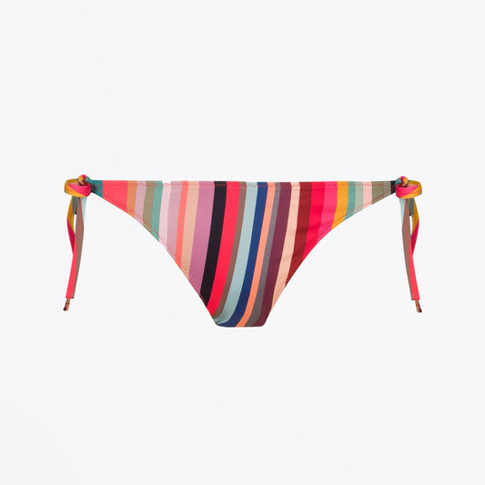 - 'Swirl' Tie-Side Bikini Bottoms - Multi