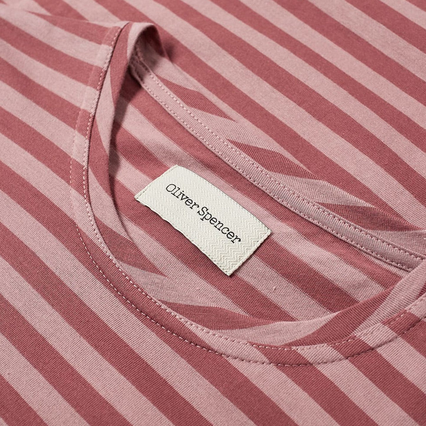 - Conduit Stripe T-shirt - Pink