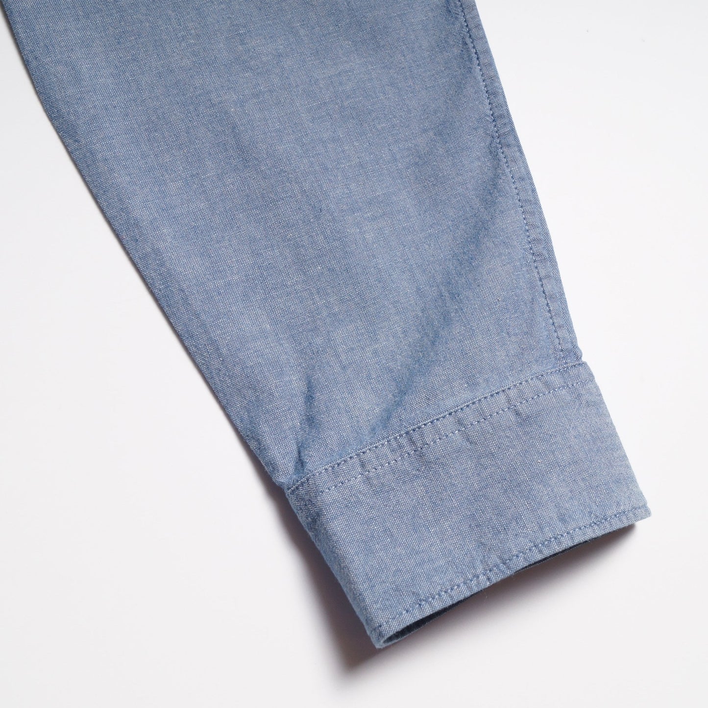 - Angus Stitch Detail Shirt - Indigo