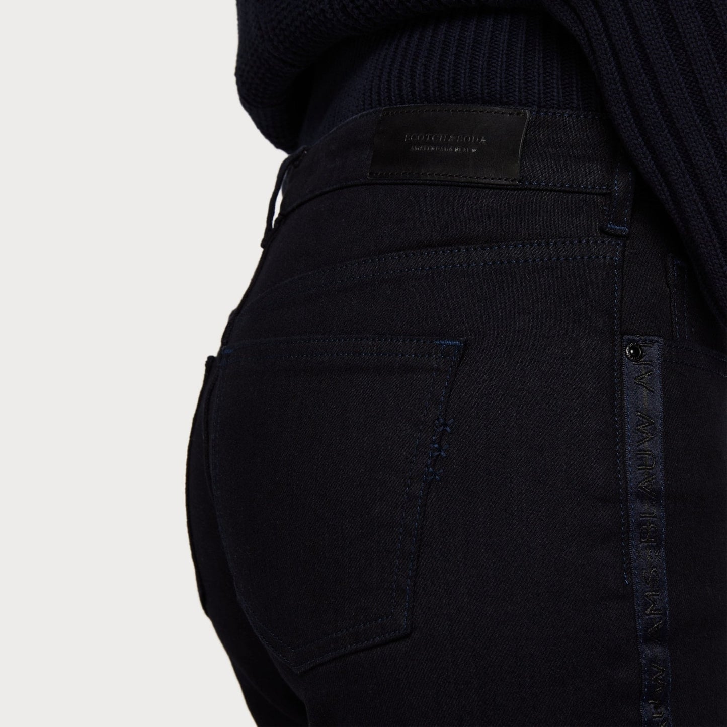 Mid-Rise Slim Fit Denim Jeans - Dark Indigo