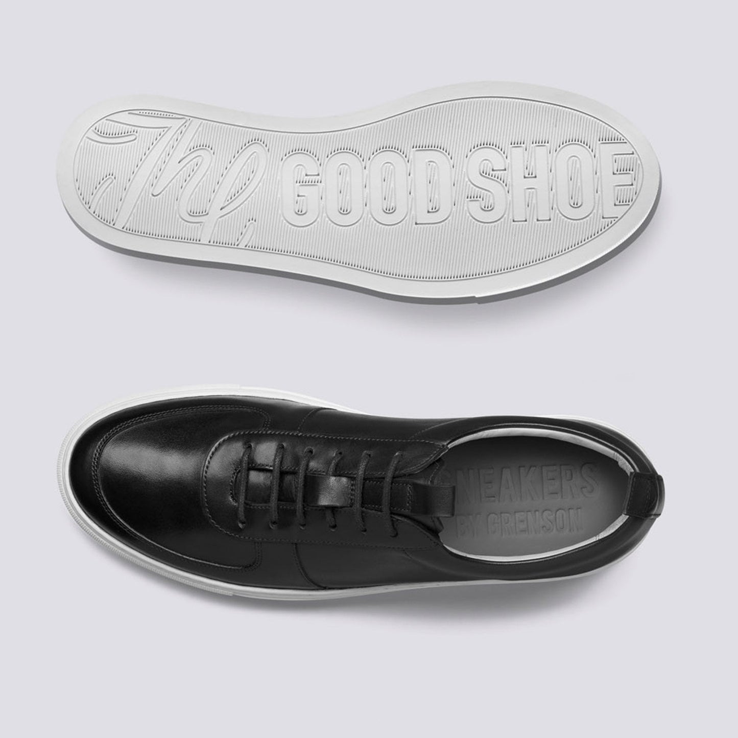 - Sneaker 22 - Leather Sneakers - Black