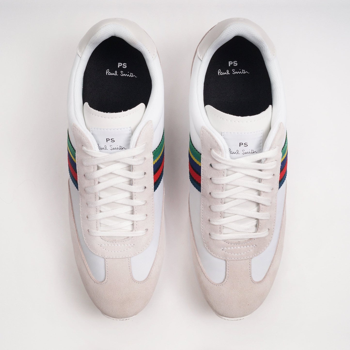 - Sports Stripe 'Prince' Trainers - White