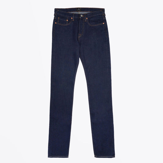 - Zebra Cotton Tapered Jeans - Dark Wash Denim