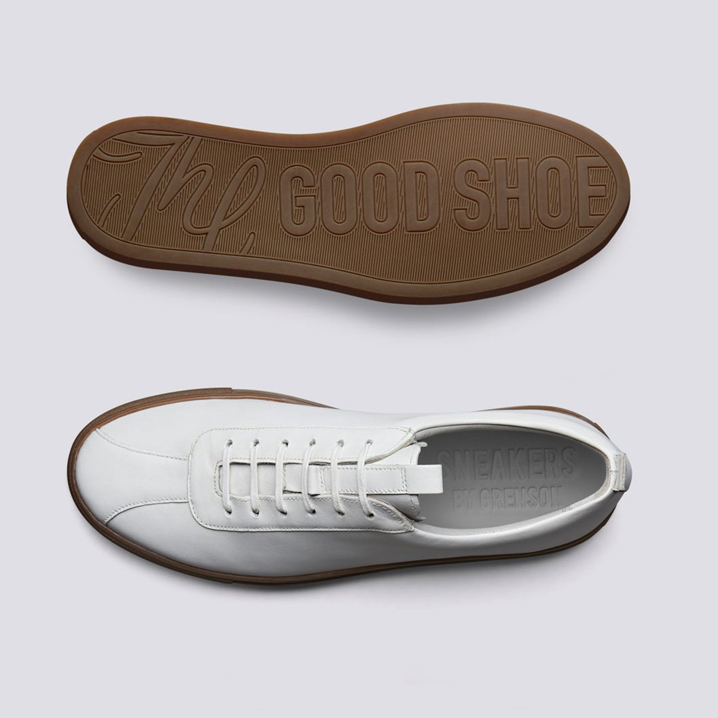 - Sneaker 1 - Leather Tennis Shoe - White