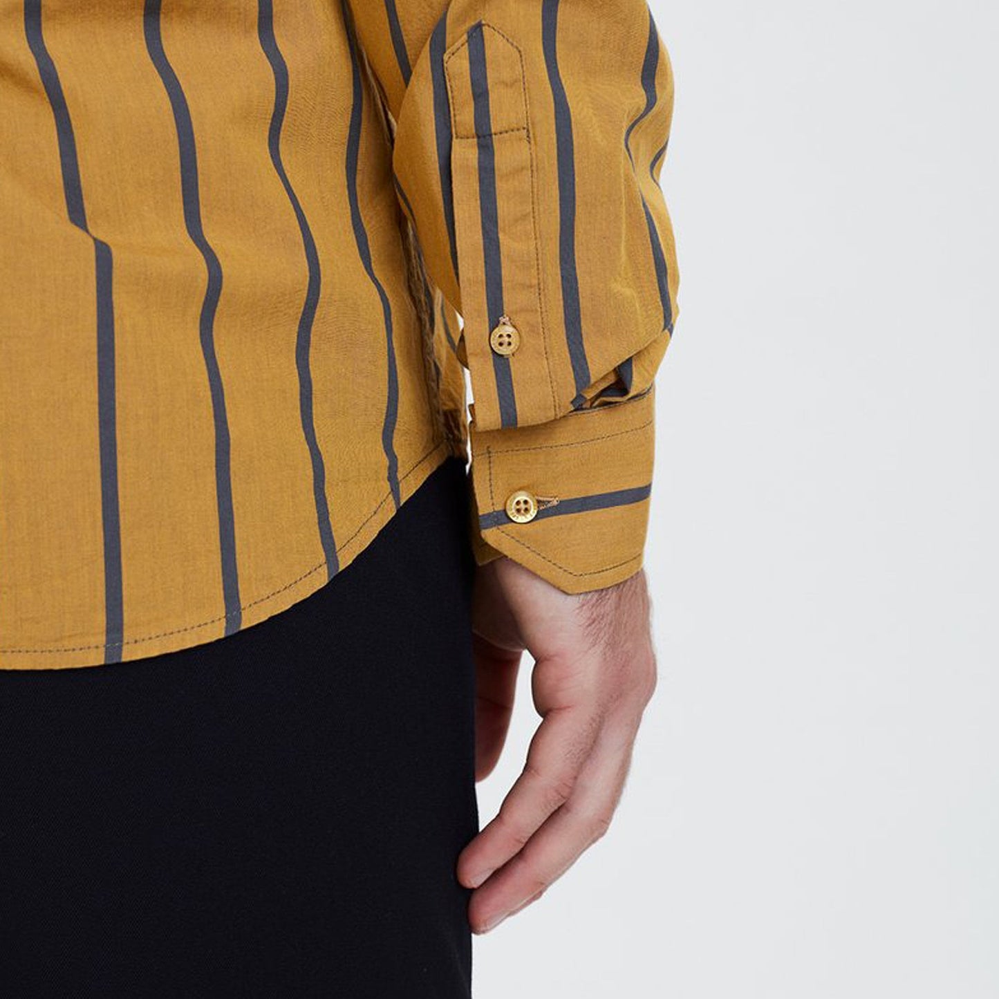 - Smierre Stripe Shirt - Yellow