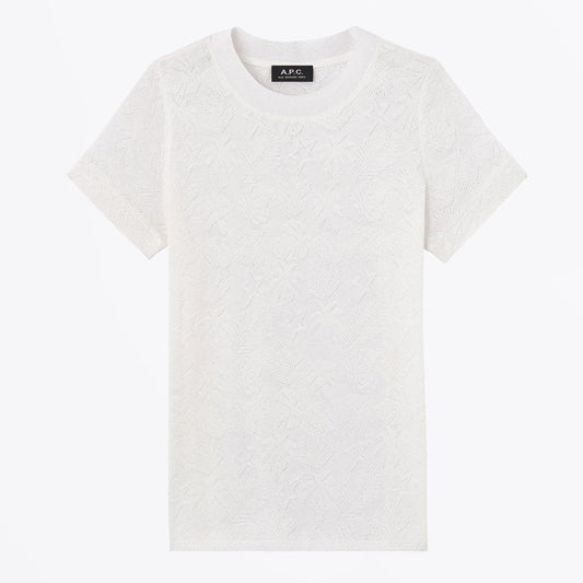 - Aline - Embroidered T-shirt - White
