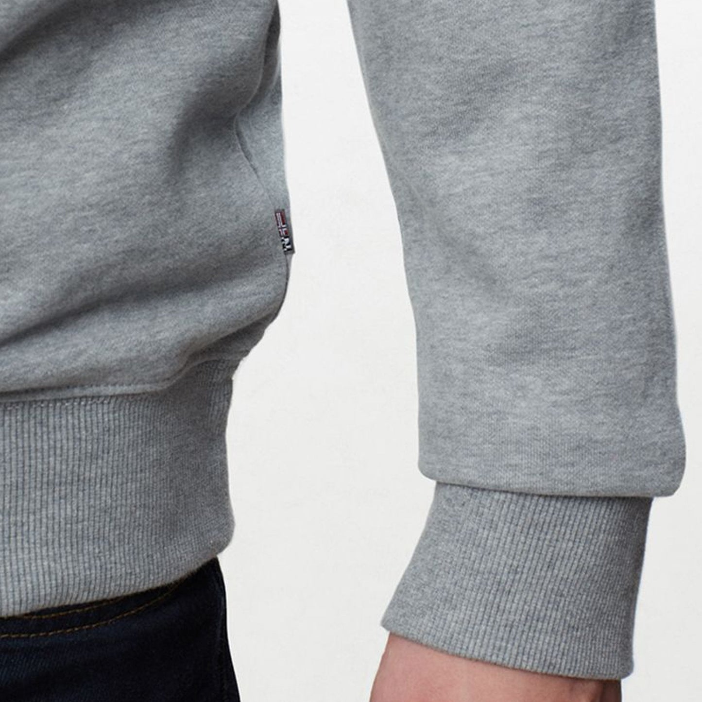 - Berber Crew Sweatshirt - Grey Melange