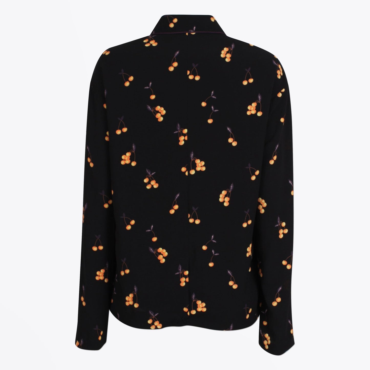 - Benji Cherry Print Shirt - Black