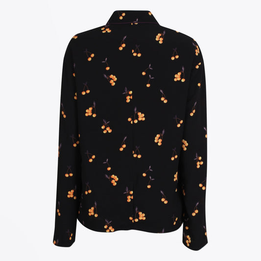 - Benji Cherry Print Shirt - Black
