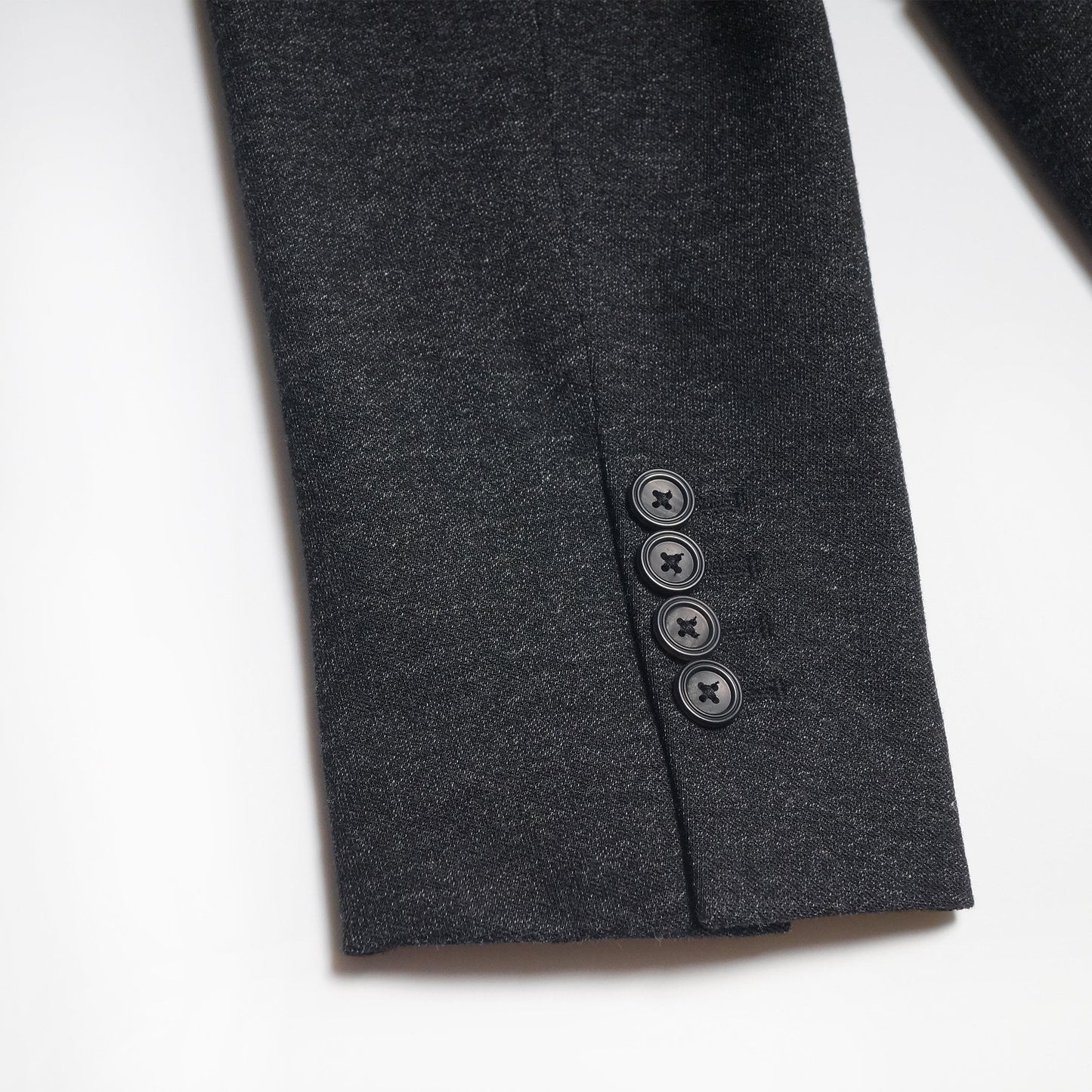 Wool-Blend Stretch Blazer - Grey