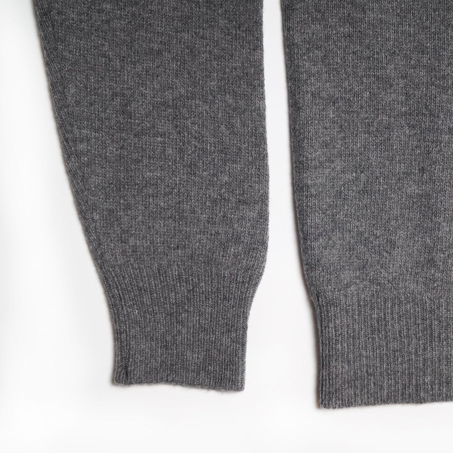 - Wool Crew Neck Pullover - Grey