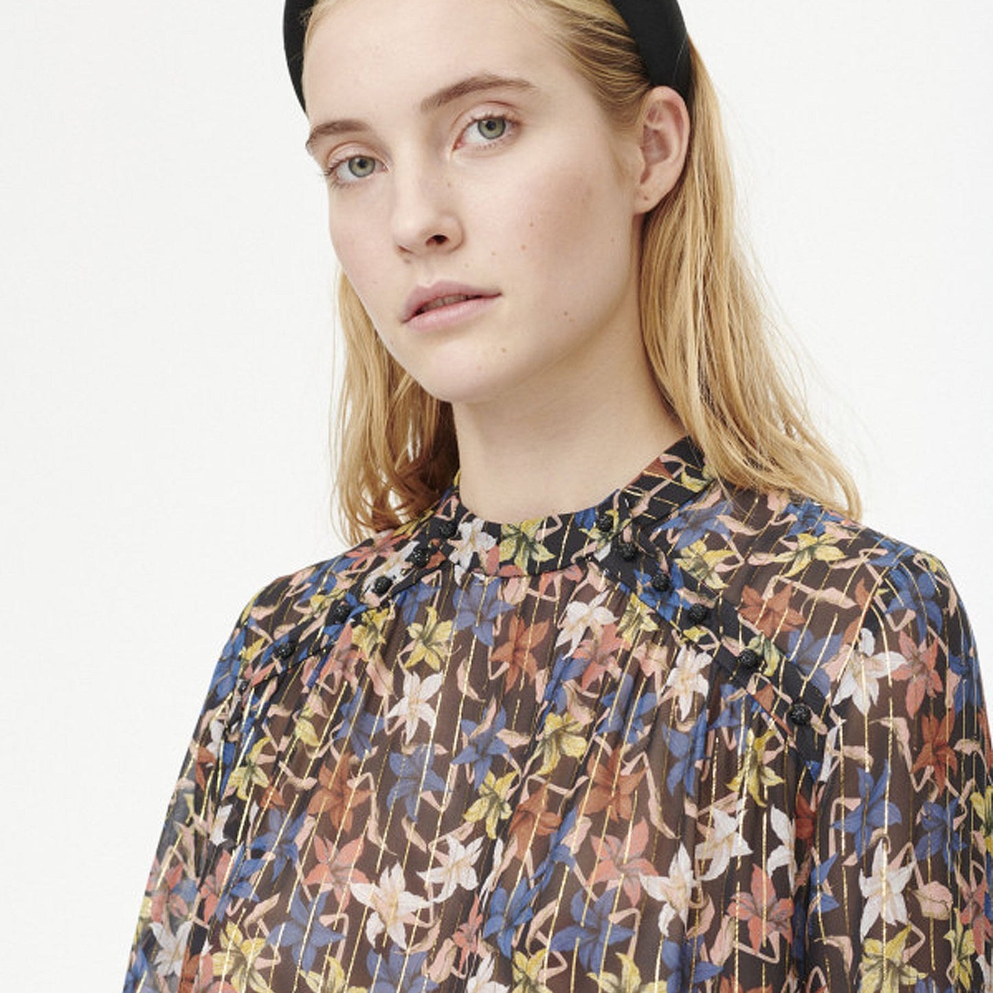 Floral Sheer Blouse - Multi