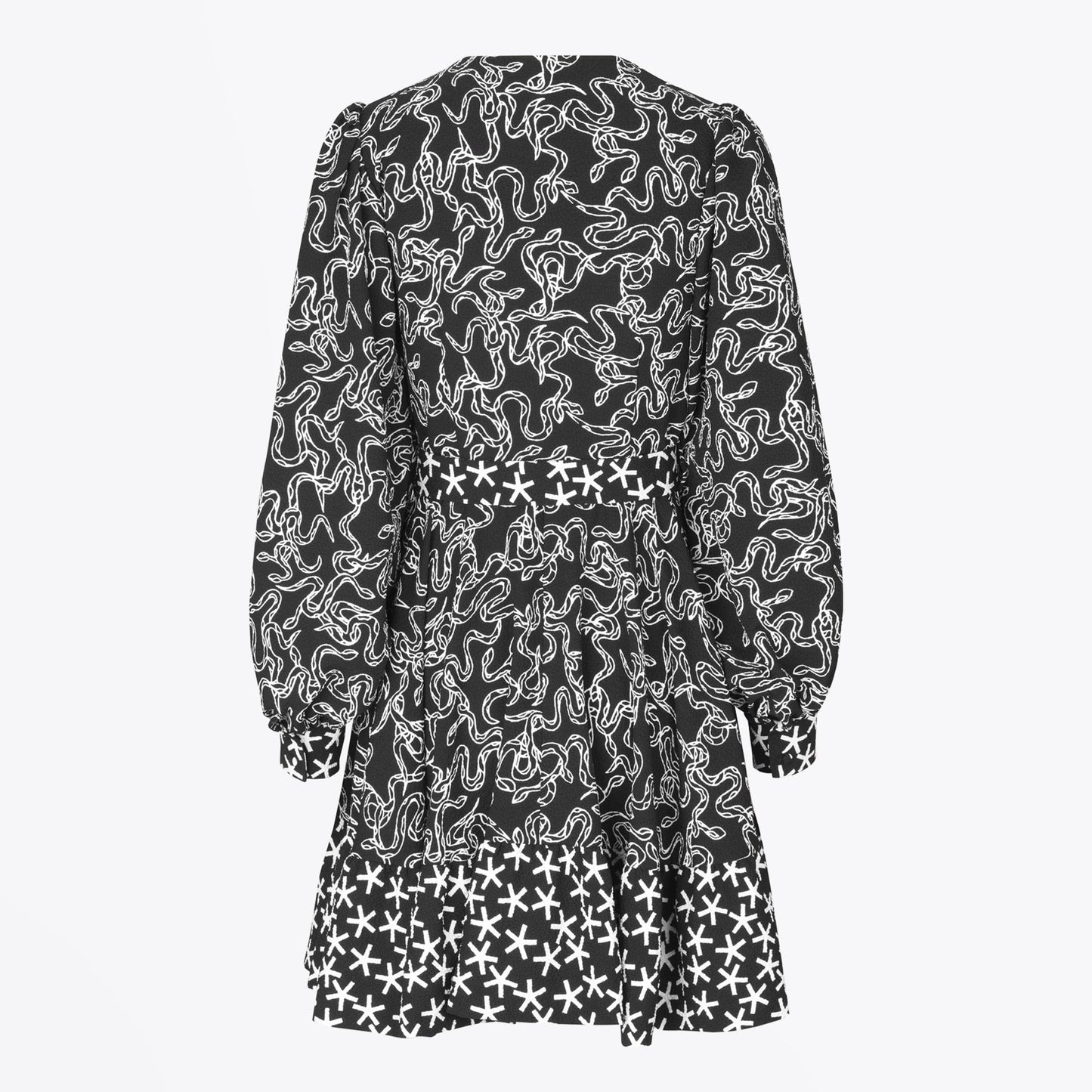 - Farrow Short Structured Dress - Black