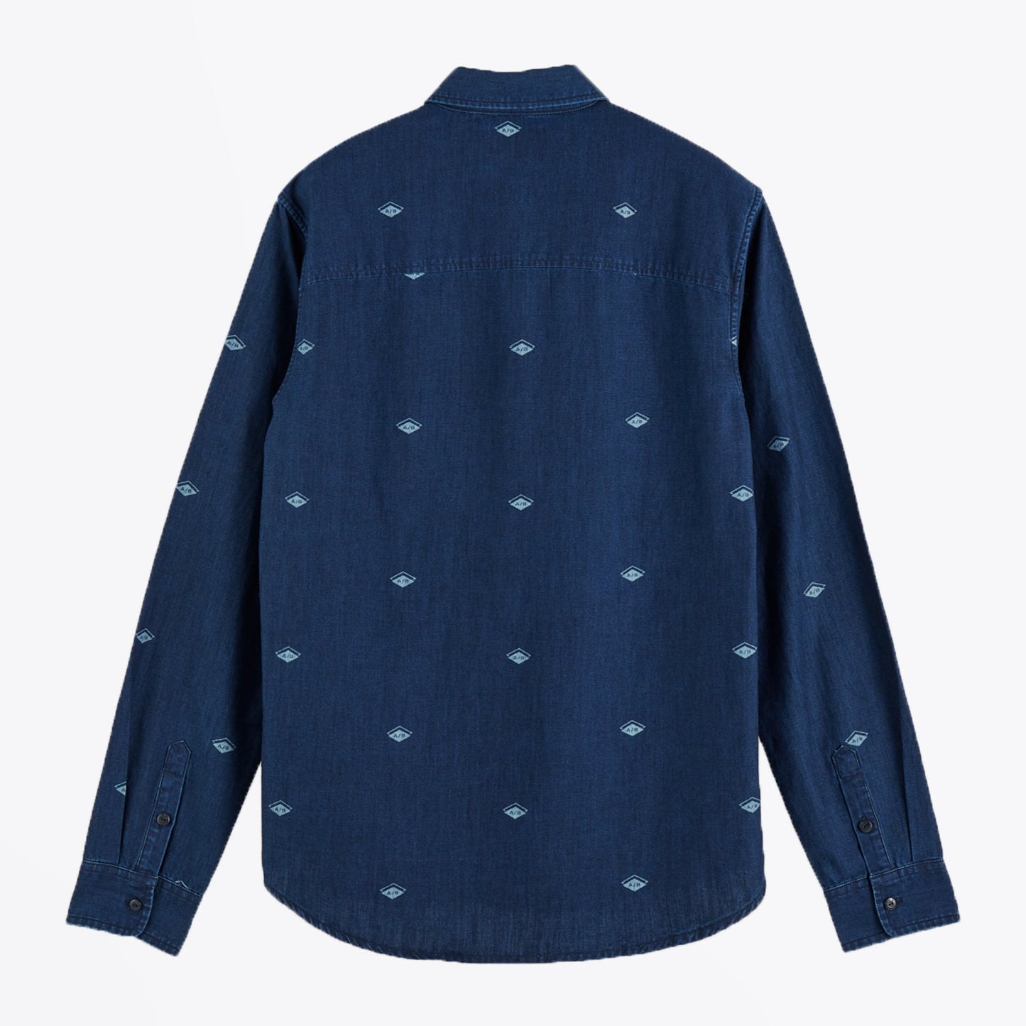 - Printed Indigo Shirt - Blue