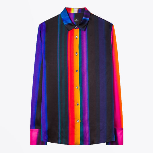 - 'Horizon Stripe' Print Shirt - Multi