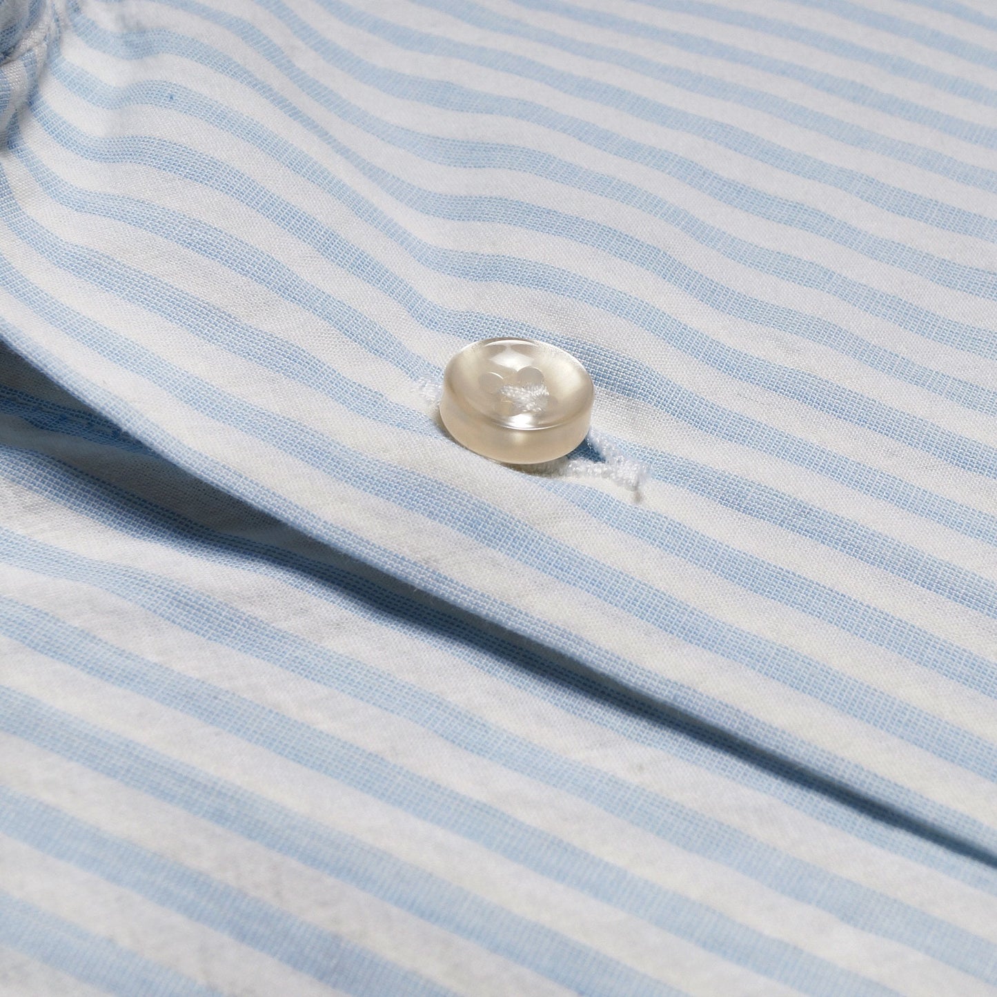 - Cotton Stripe Shirt - White/Blue