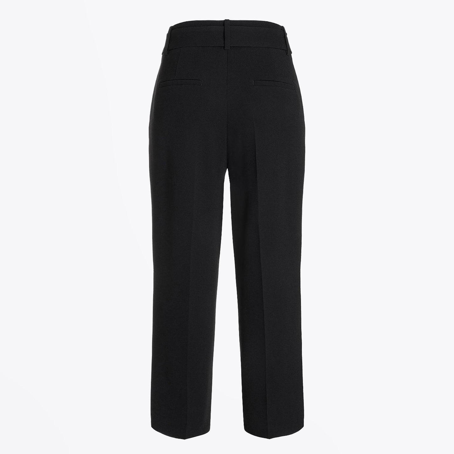 - Claire - Wide-Leg Cropped Pants - Black