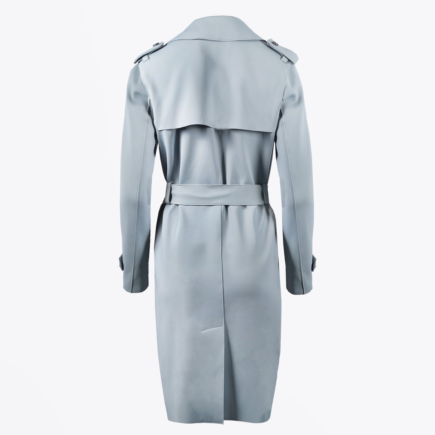 - Technical Trench Coat - Powder Blue