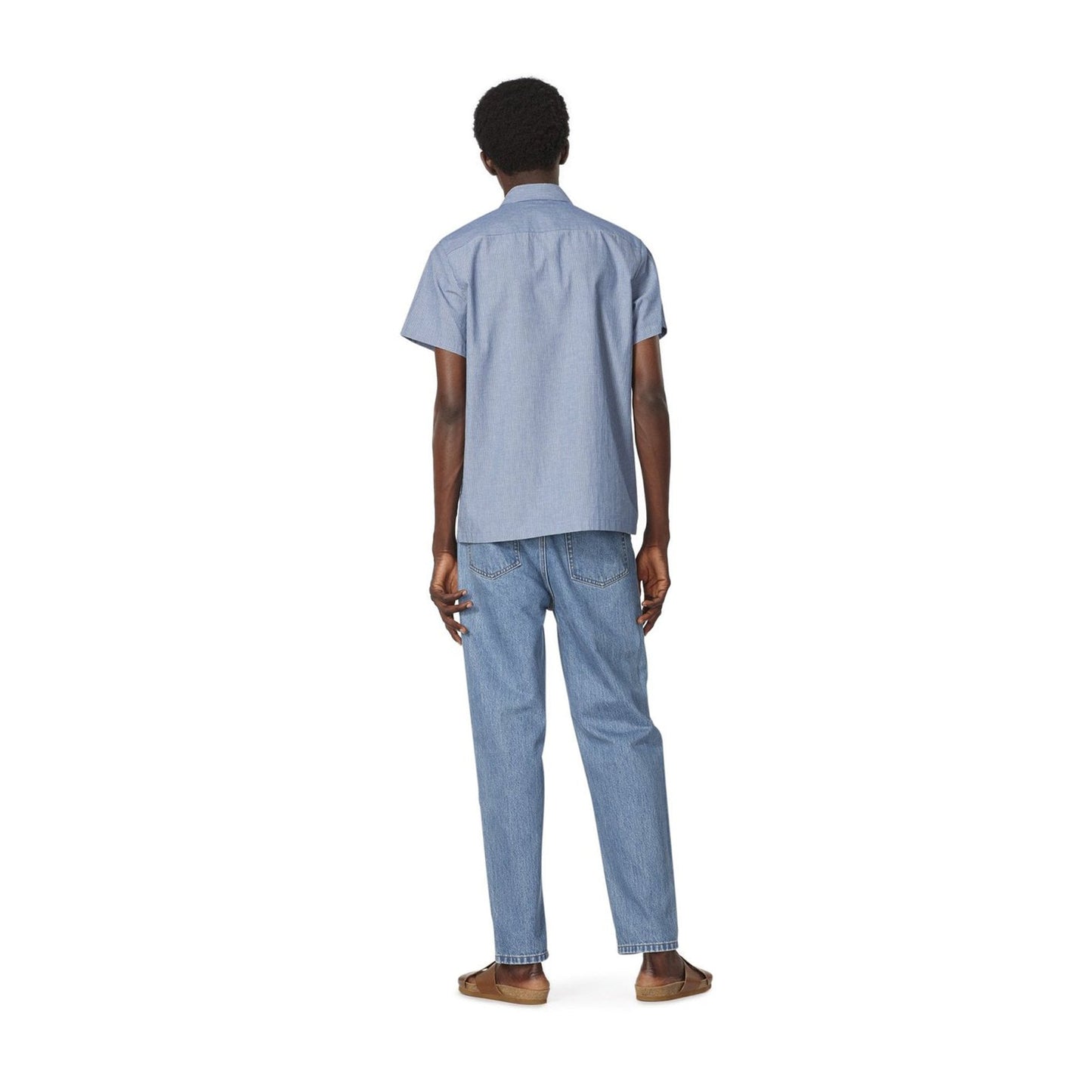 - Bruce - Short-Sleeve Shirt - Blue