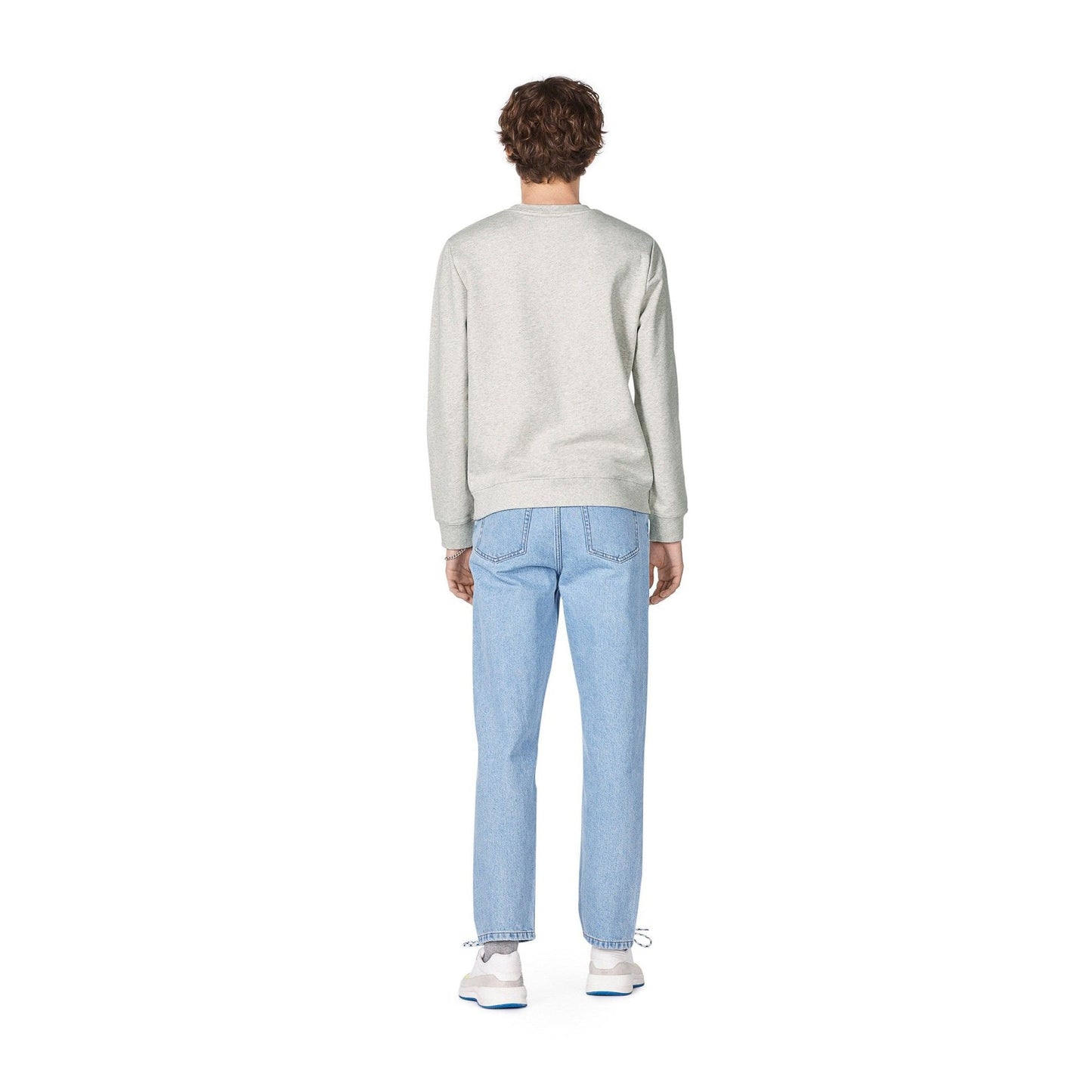 - Rufus - Embroidered Logo Sweater - Grey