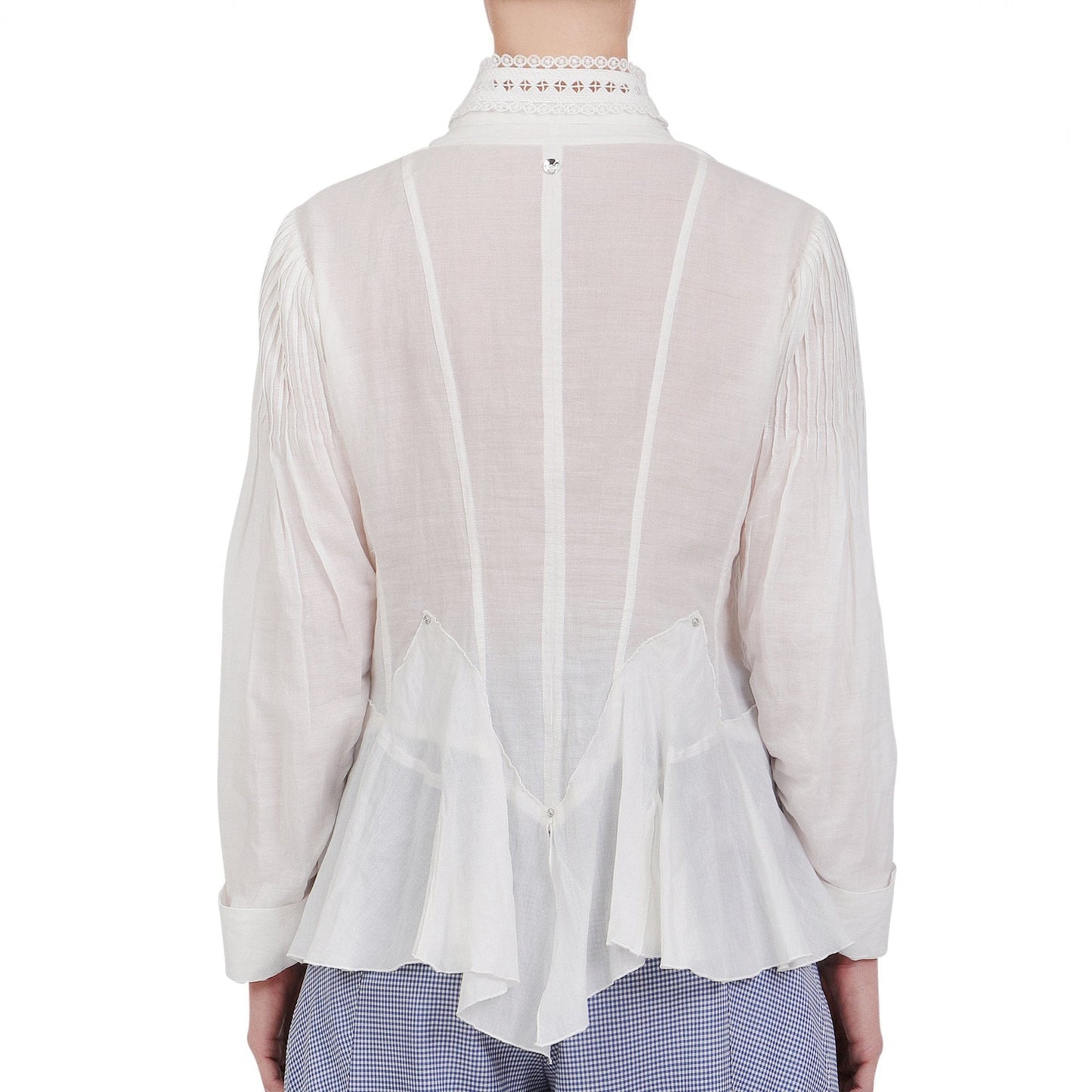 Hitherto - Double-Breasted Jacket - White