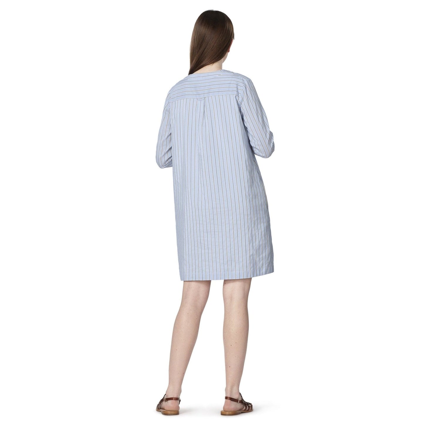 - Cyrielle Striped Dress - Light Blue