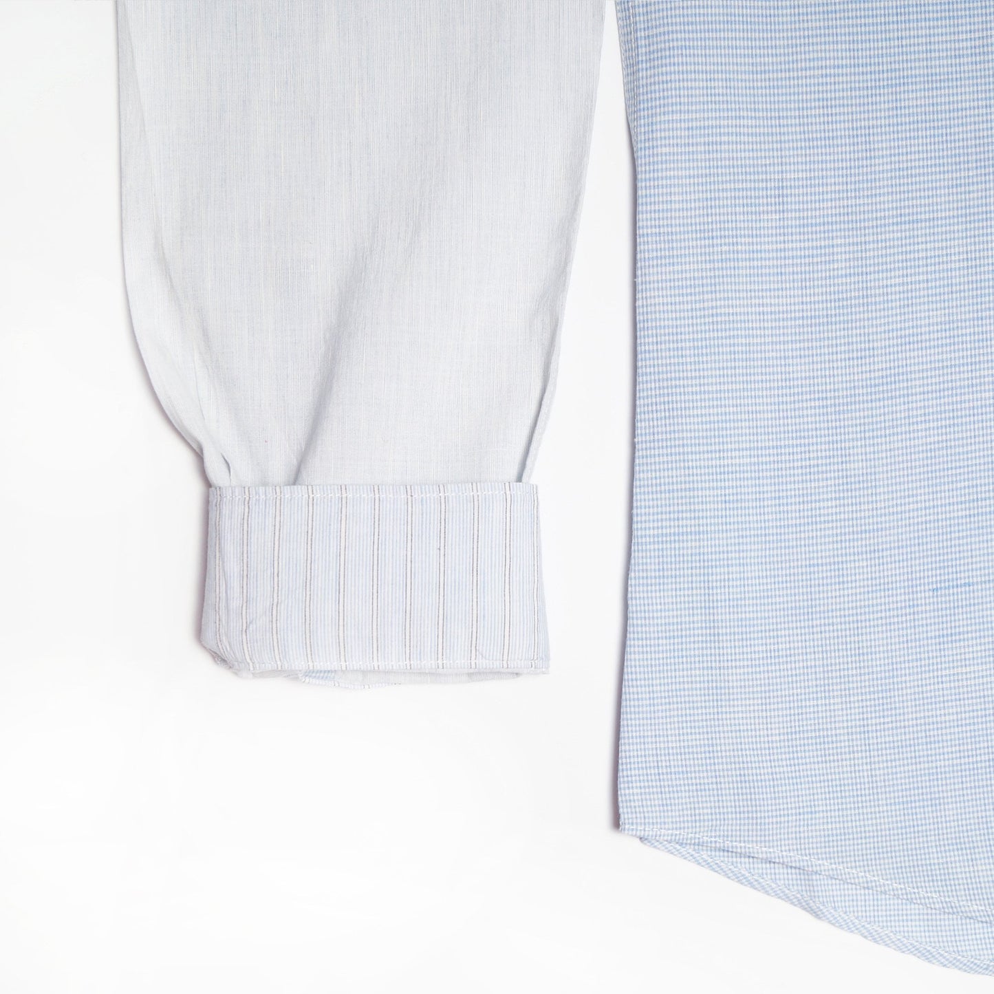 Gingham Check Shirt - Blue