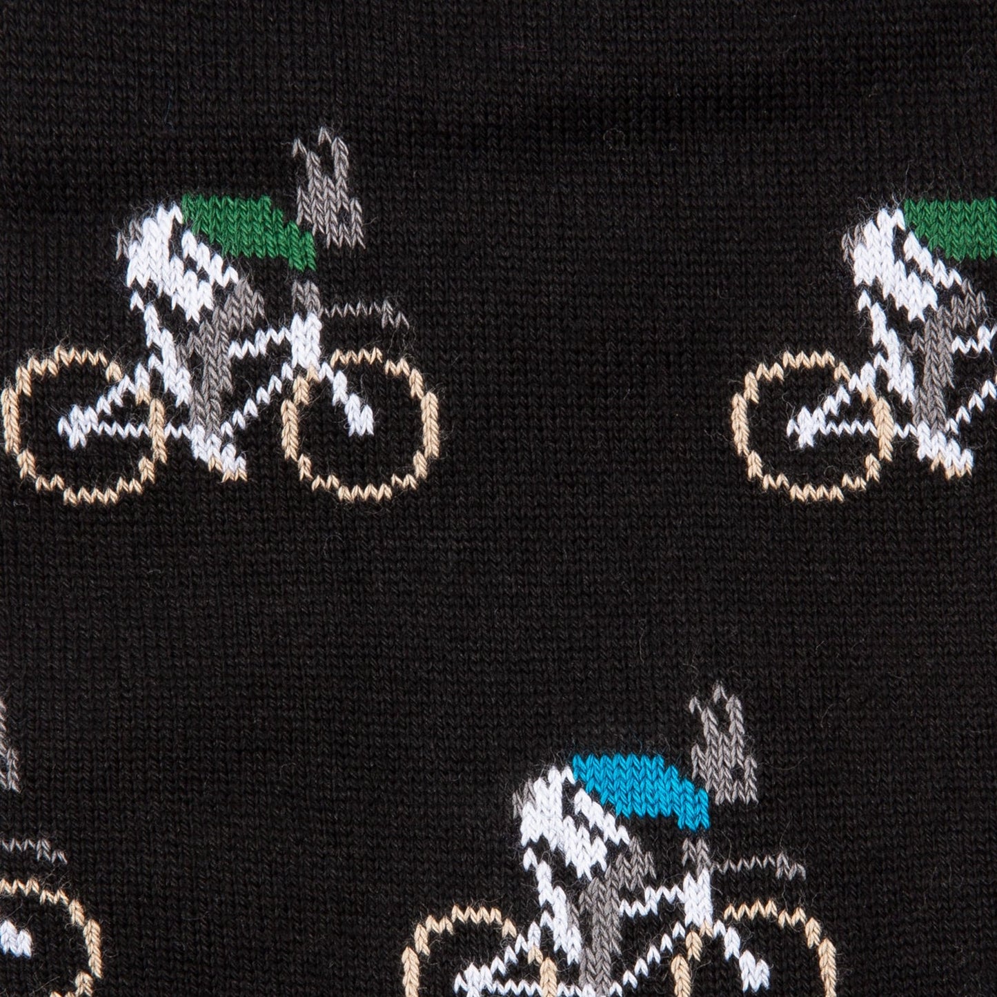 - Three Pack 'Cycling Rabbits' Motif Socks