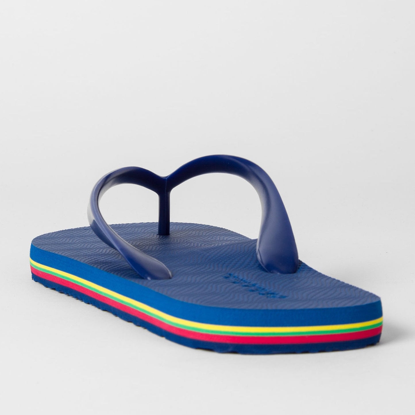 - 'Dale' Stripe Flip Flops - Blue