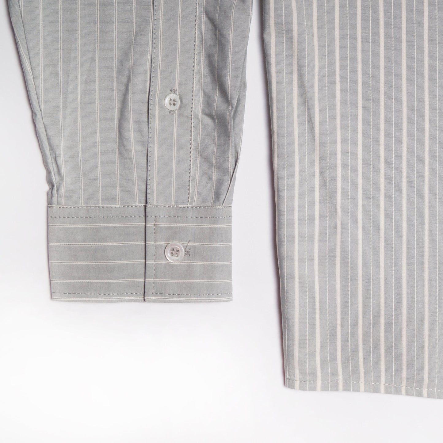 - Rami - Cotton Striped Shirt - Green