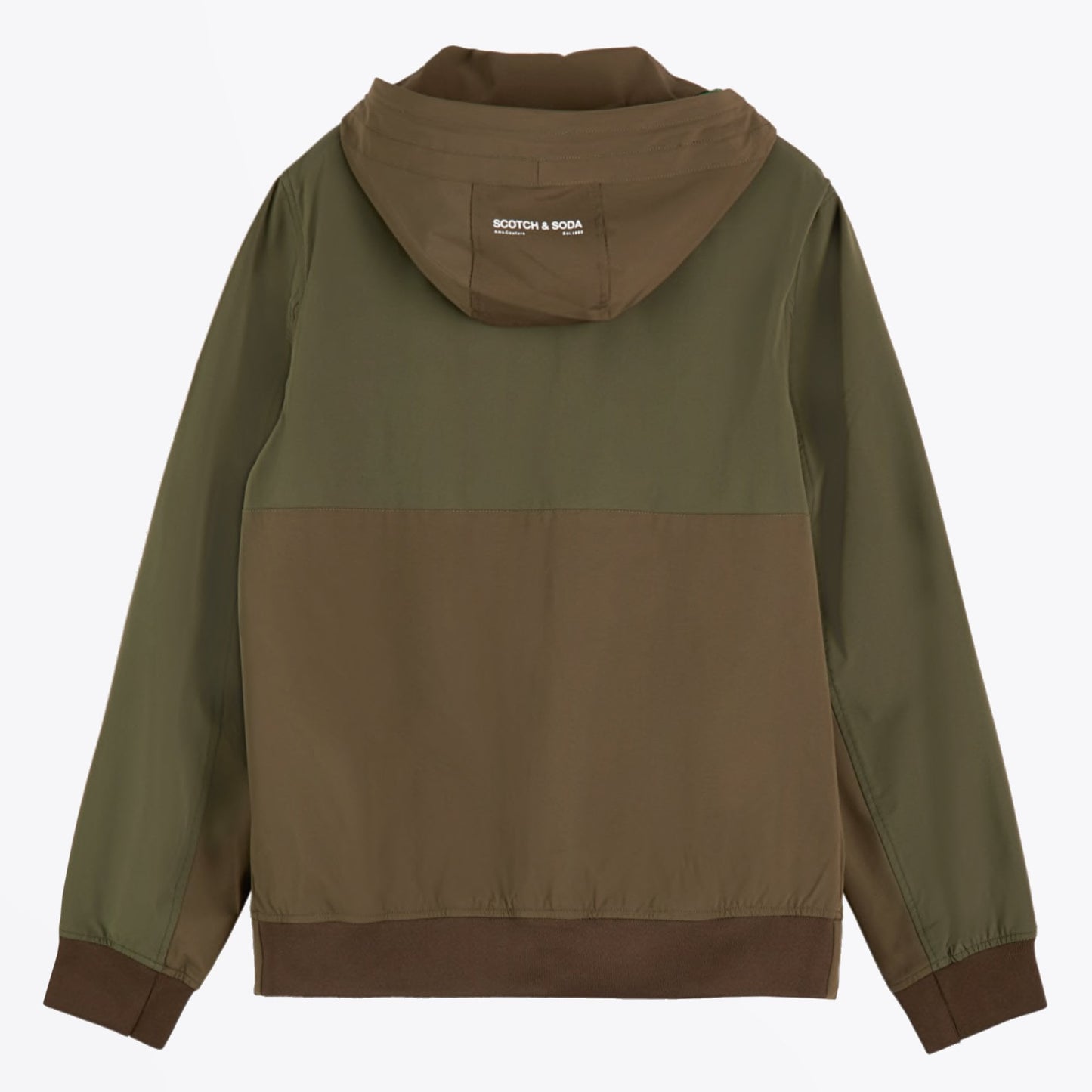 Hooded Jacket With Bumbag - Green