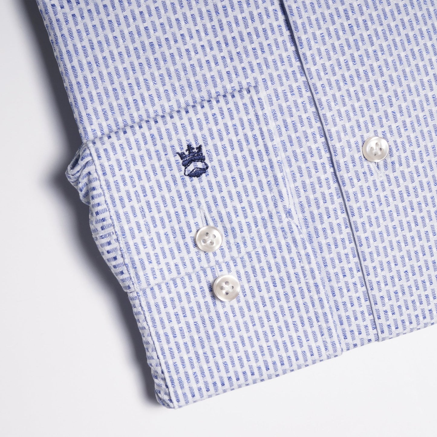 Woven Pattern Shirt - Blue