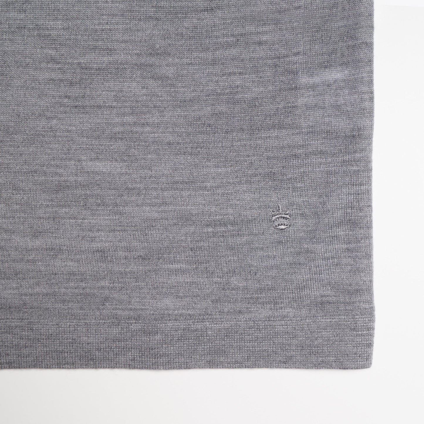 Merino Crew Neck T-shirt - Light Grey