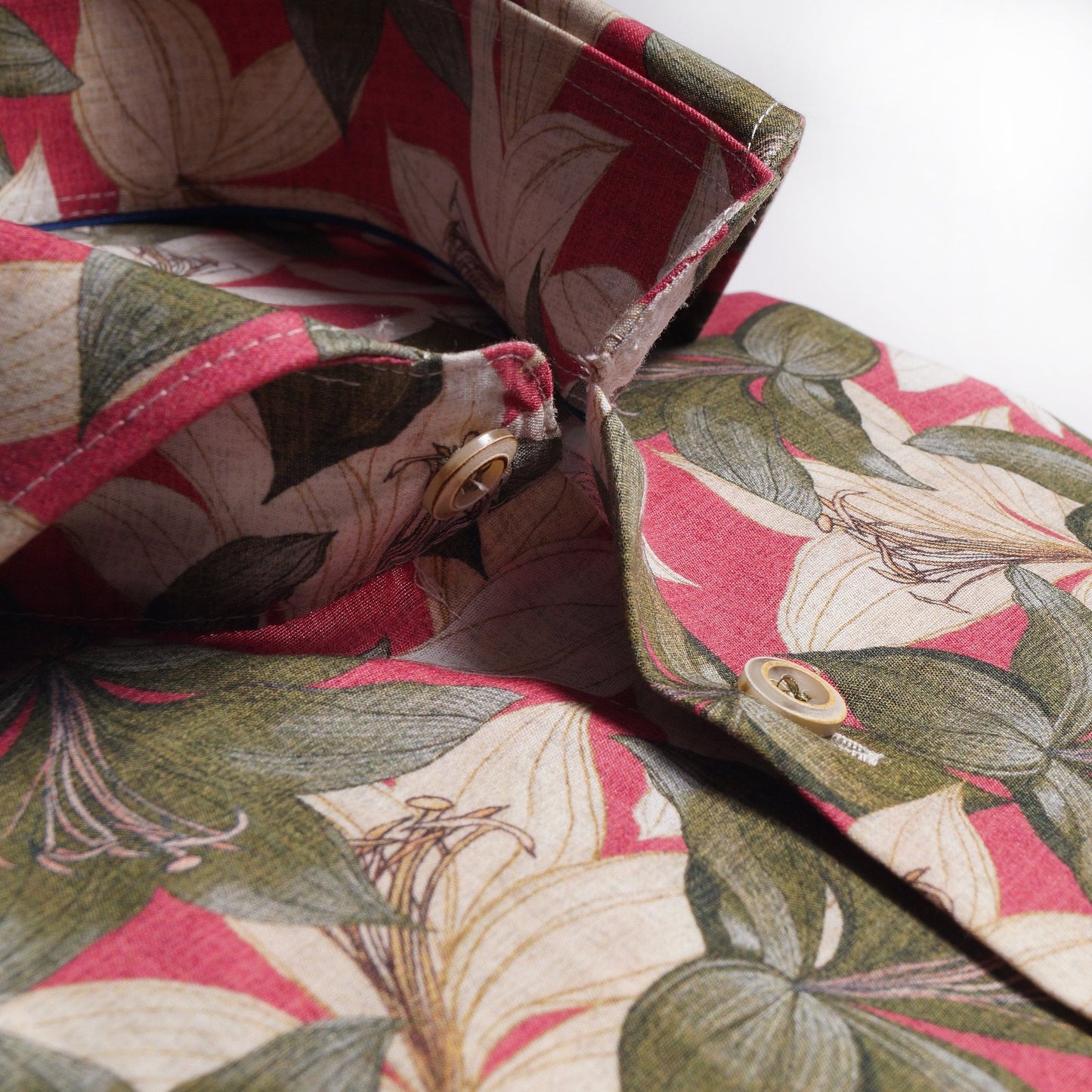 Floral Print Shirt - Red/Multi