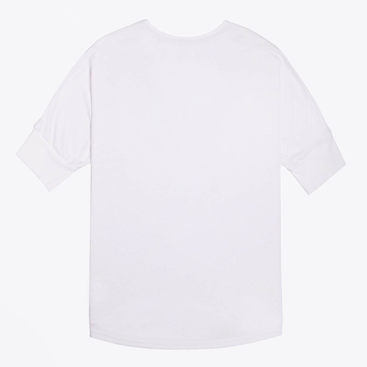 V-Neck Short Sleeve Tee - White