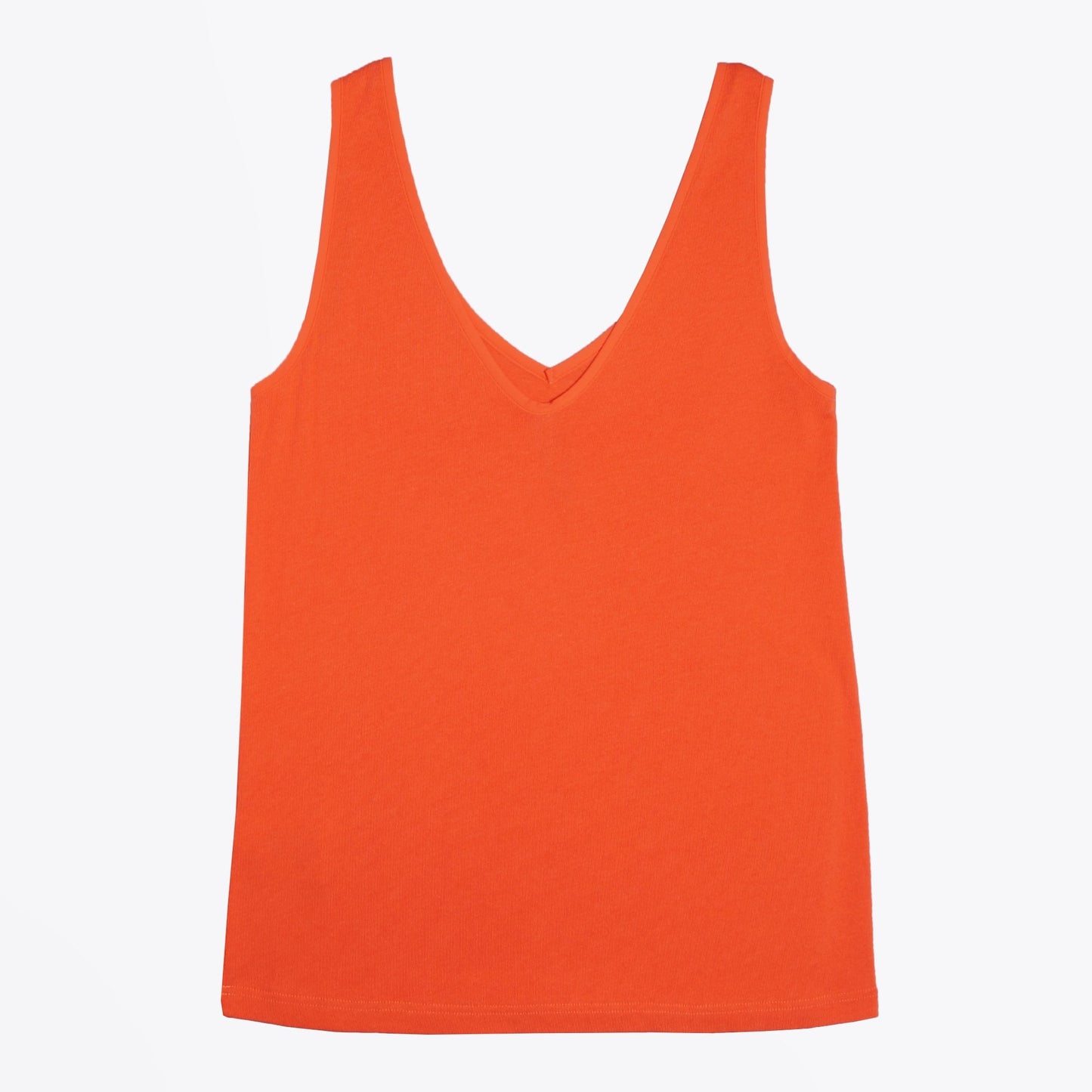 V-Neck Vest Top - Orange