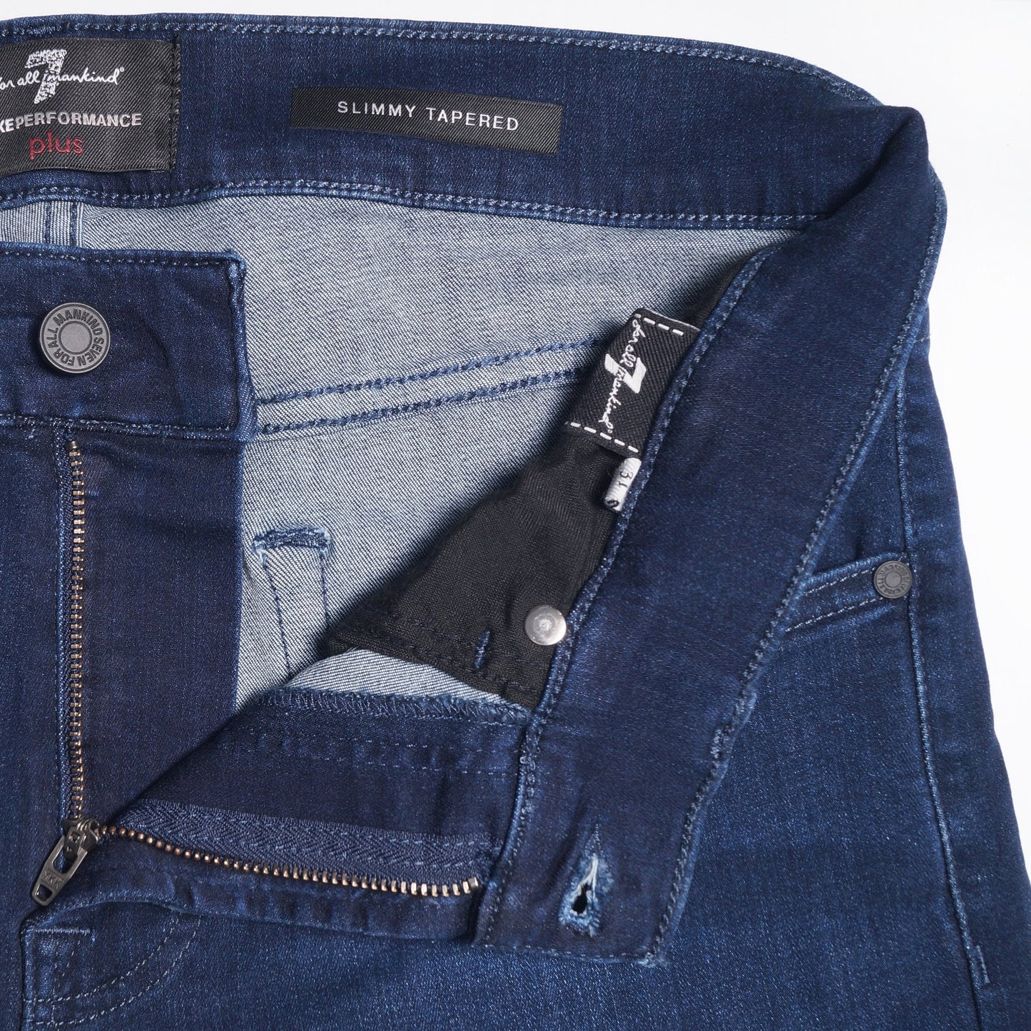 - Slimmy Tapered Luxe Jeans - Deep Blue