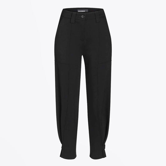 Malin - Trouser with Buckle Detail - Black