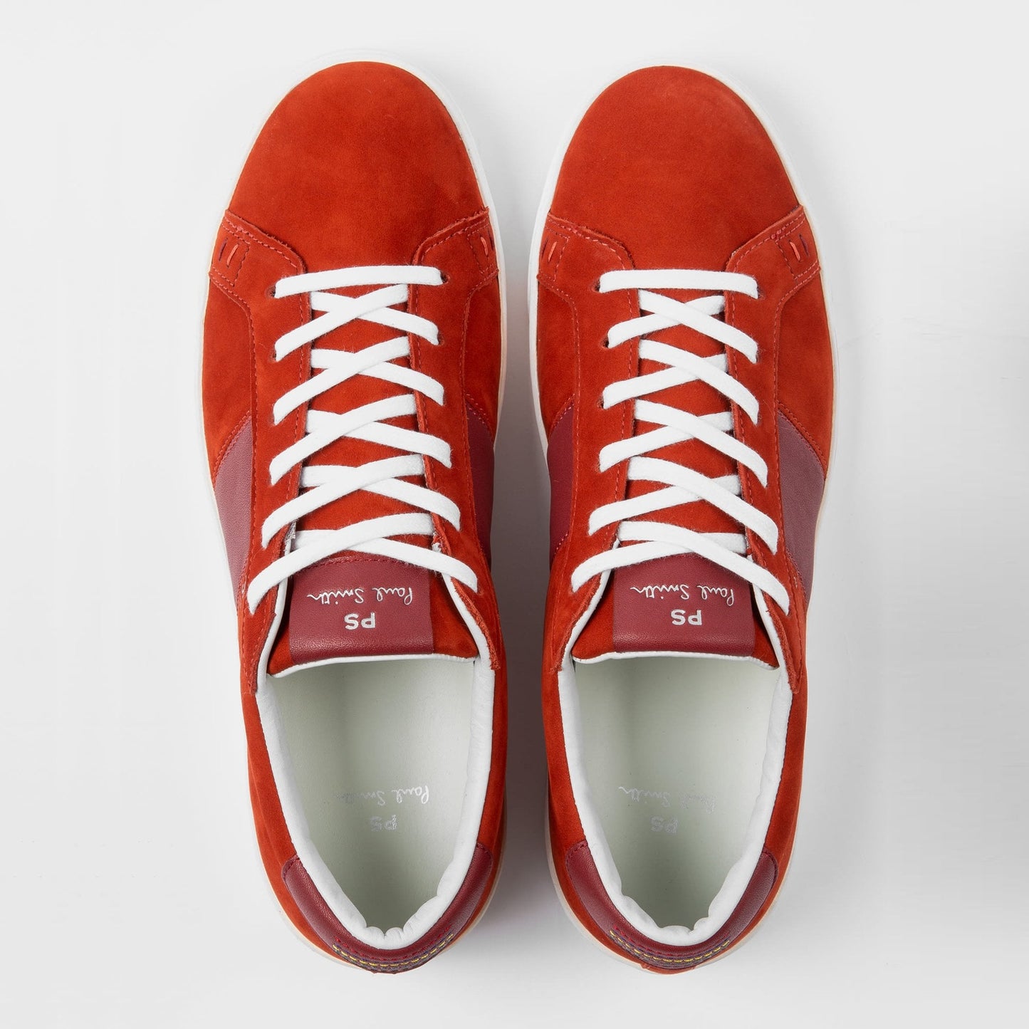 - Nubuck 'Lowe' Trainers - Red