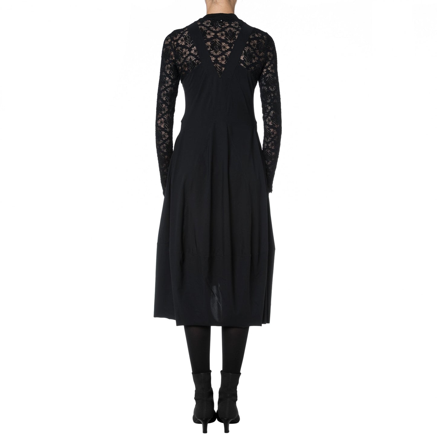- Mesmerize - Jersey Sensitive�� Lace Dress - Black